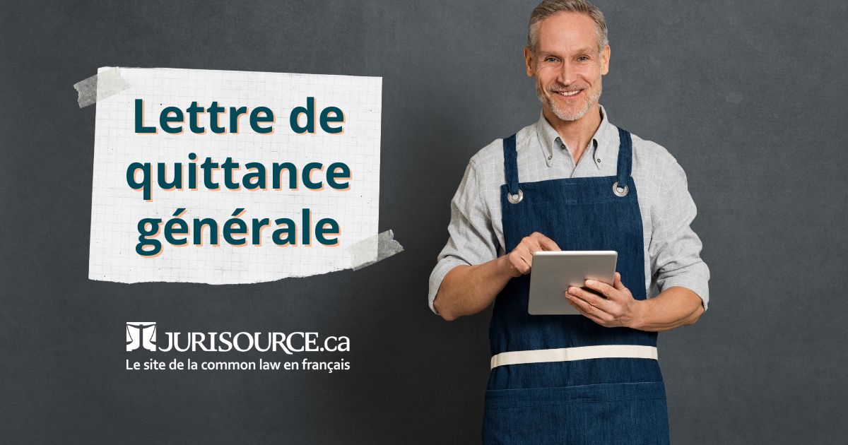 Modèle d'une lettre de quittance générale Téléchargez ici Modèle d'une lettre de quittance générale Téléchargez ici