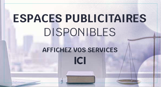 Espace publicitaire disponible